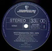 LP - 10cc - Greatest Hits 1972 to 1978