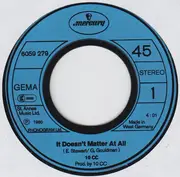 7inch Vinyl Single - 10cc - It Doesn't Matter At All