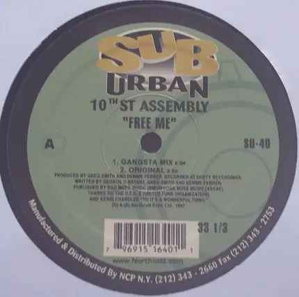 10th Street Assembly - Free Me