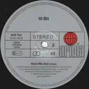 12inch Vinyl Single - 16 Bit - Where Are You? Remix (We Know The Way)