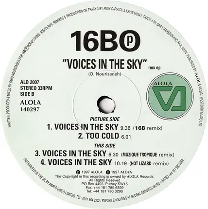 16b - Voices In The Sky Remix EP