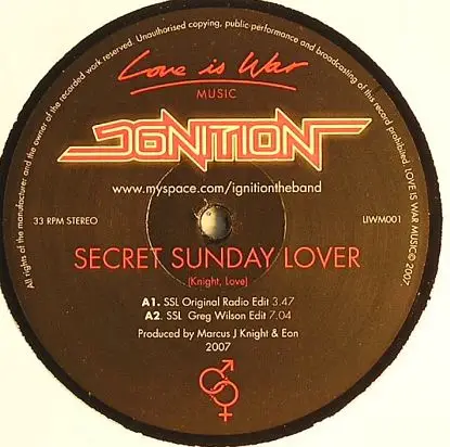 1gnition - Secret Sunday Lover/ Greg Wilson Edit