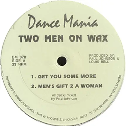 2 Men On Wax - Get You Some More