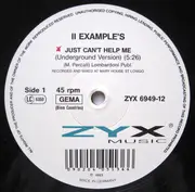 12inch Vinyl Single - 2 Examples - Just Can't Help Me
