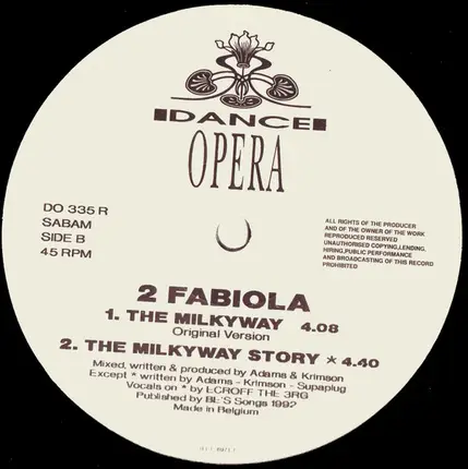 2 Fabiola - The Milkyway (Remixes)