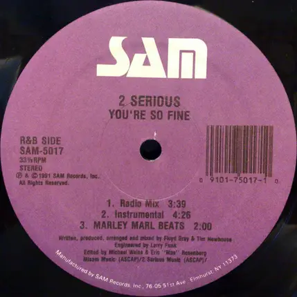 2 Serious - You're So Fine