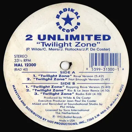 2 Unlimited - Twilight Zone