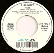 7inch Vinyl Single - 2 Unlimited - Faces