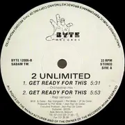 12inch Vinyl Single - 2 Unlimited - Get Ready For This