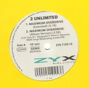 12inch Vinyl Single - 2 Unlimited - Maximum Overdrive