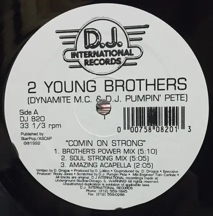 2 Young Brothers - Comin On Strong