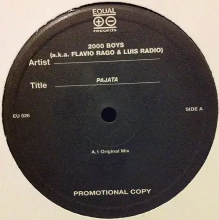 2000 Boys a.k.a. Flavio Rago & Luis Radio - Pajata