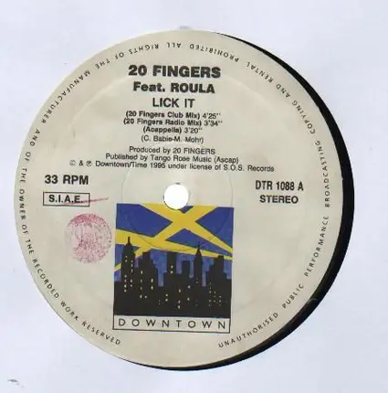 20 Fingers Featuring Roula - Lick It