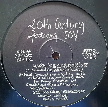 20th Century Featuring Joy Garrison - Happy