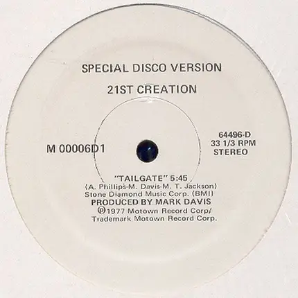 21st Creation / Eddie Kendricks - Tailgate / Born Again