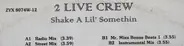 2 Live Crew - Shake A Lil' Somethin