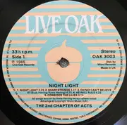 LP - 2nd Chapter Of Acts - Night Light - Insert