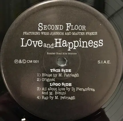 2nd Floor Featuring Wess Johnson And Master Freez - Love And Happiness