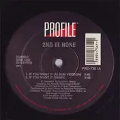 2nd ii none - If You Want It / More Than A Player