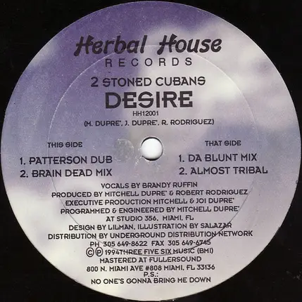 2 Stoned Cubans - Desire