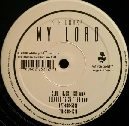 3 A Cross - My Lord