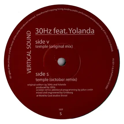 30Hz Feat. Yolanda Quartey - Temple