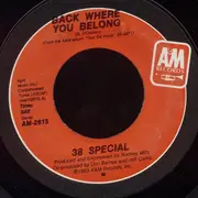 7inch Vinyl Single - 38 Special - Back Where You Belong
