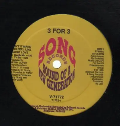 3 For 3 - Don't It Make You Feel Like Makin' Love