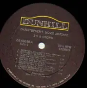 LP - 3's A Crowd - Christopher's Movie Matinee - BLACK DUNHILL