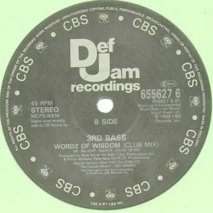 3rd Bass - The Gas Face