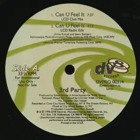 3rd Party - Can U Feel It (LCD Mixes)