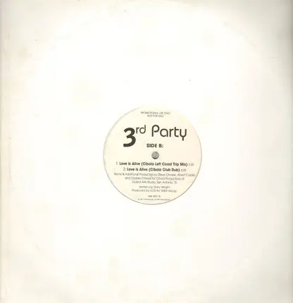 3rd Party - Love Is Alive