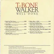 CD - T-Bone Walker - Well Done