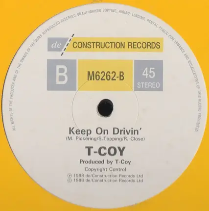 T-Coy - Night Train / Keep On Drivin'