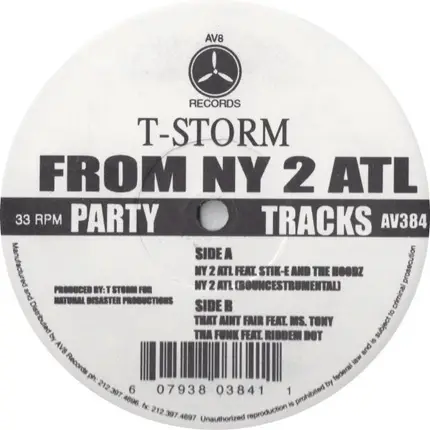 T-Storm - From NY 2 ATL