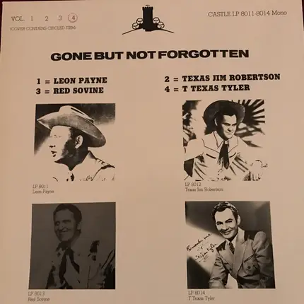 T. Texas Tyler - Gone But Not Forgotten Vol 4