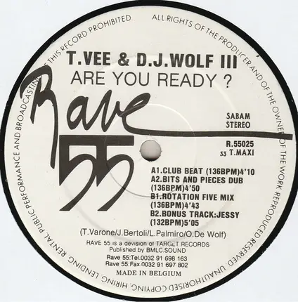 T. Vee & DJ Wolf III - Are You Ready?