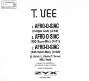 CD Single - T. Vee - Afro-D-Siac