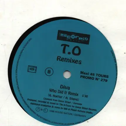 T.O. - Diva (Remixes)