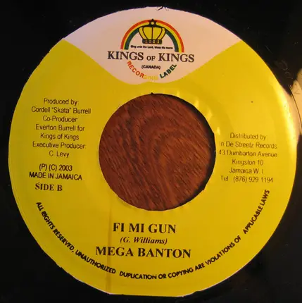 T.O.K. / Mega Banton - I Spy / Fi Mi Gun
