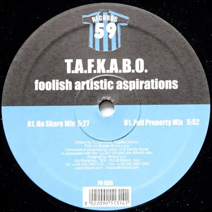 T.A.F.K.A.B.O. - Foolish Artistic Aspirations