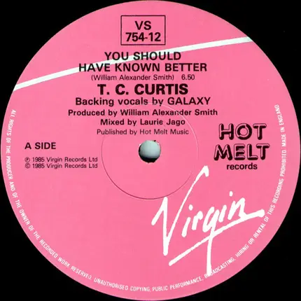 T.C. Curtis - You Should Have Known Better