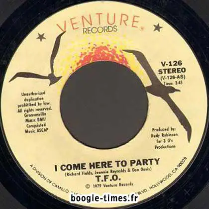 T.F.O. - I Come Here To Party