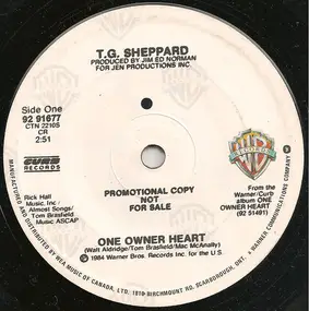 T.G. Sheppard - One Owner Heart / I Could Get Used To This