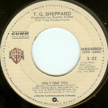 T.G. Sheppard - Only One You