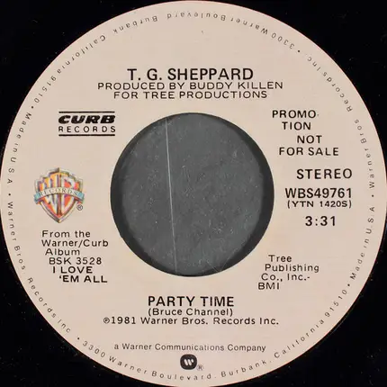 T.G. Sheppard - Party Time