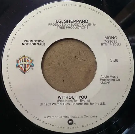 T.G. Sheppard - Without You