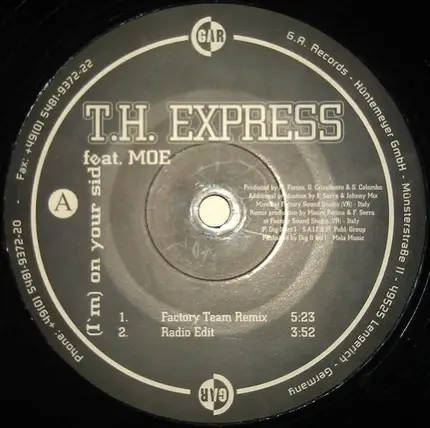 T.H. Express Feat. Moe - (I'm) On Your Side