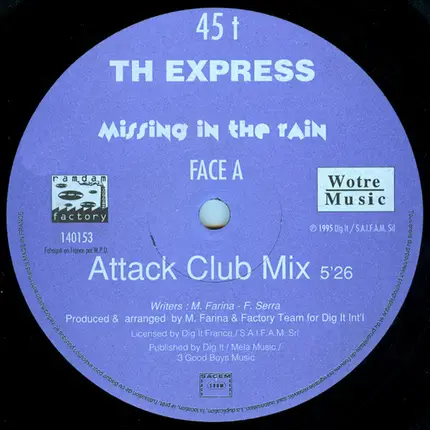 T.H. Express - Missing in the Rain