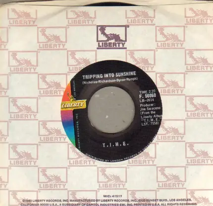 T.I.M.E. - What Would Life Be Without It / Tripping Into Sunshine